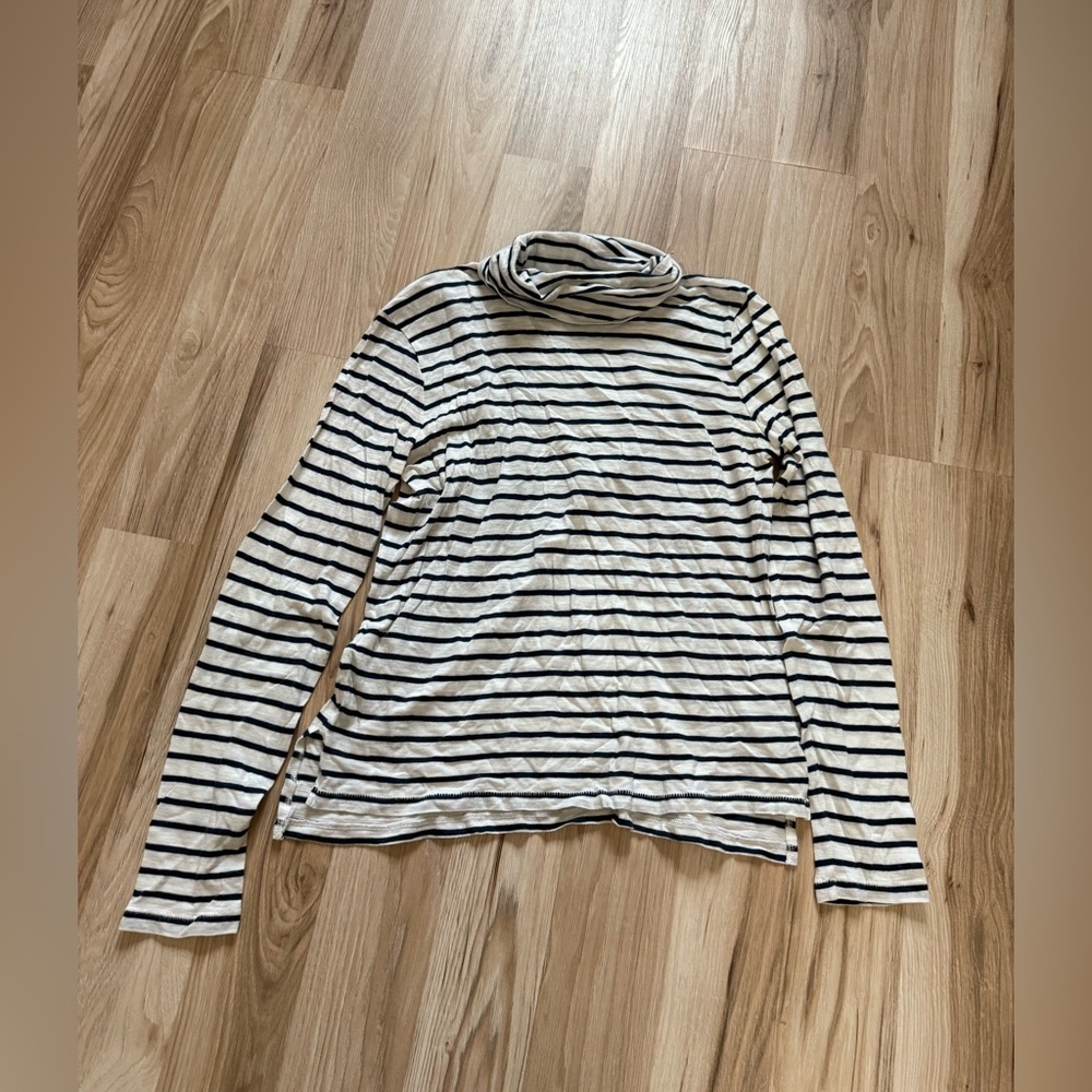 Madewell stripe long sleeve turtleneck size small
